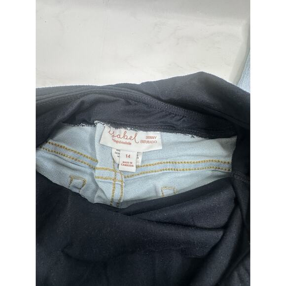 Isabel Maternity Jeans 14 Over The Belly Skinny Lot Of 2 - Picture 7 of 10